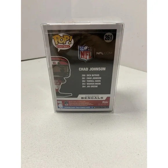 CHAD JOHNSON - Cincinnati Bengals - Funko Pop! NFL #261 Collectible Vinyl Figure - Picture 4 of 5
